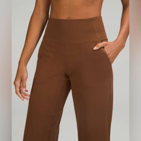 Lululemon Align Wide Leg High-Rise Pant 31" Roasted Brown - Picture 11 of 12
